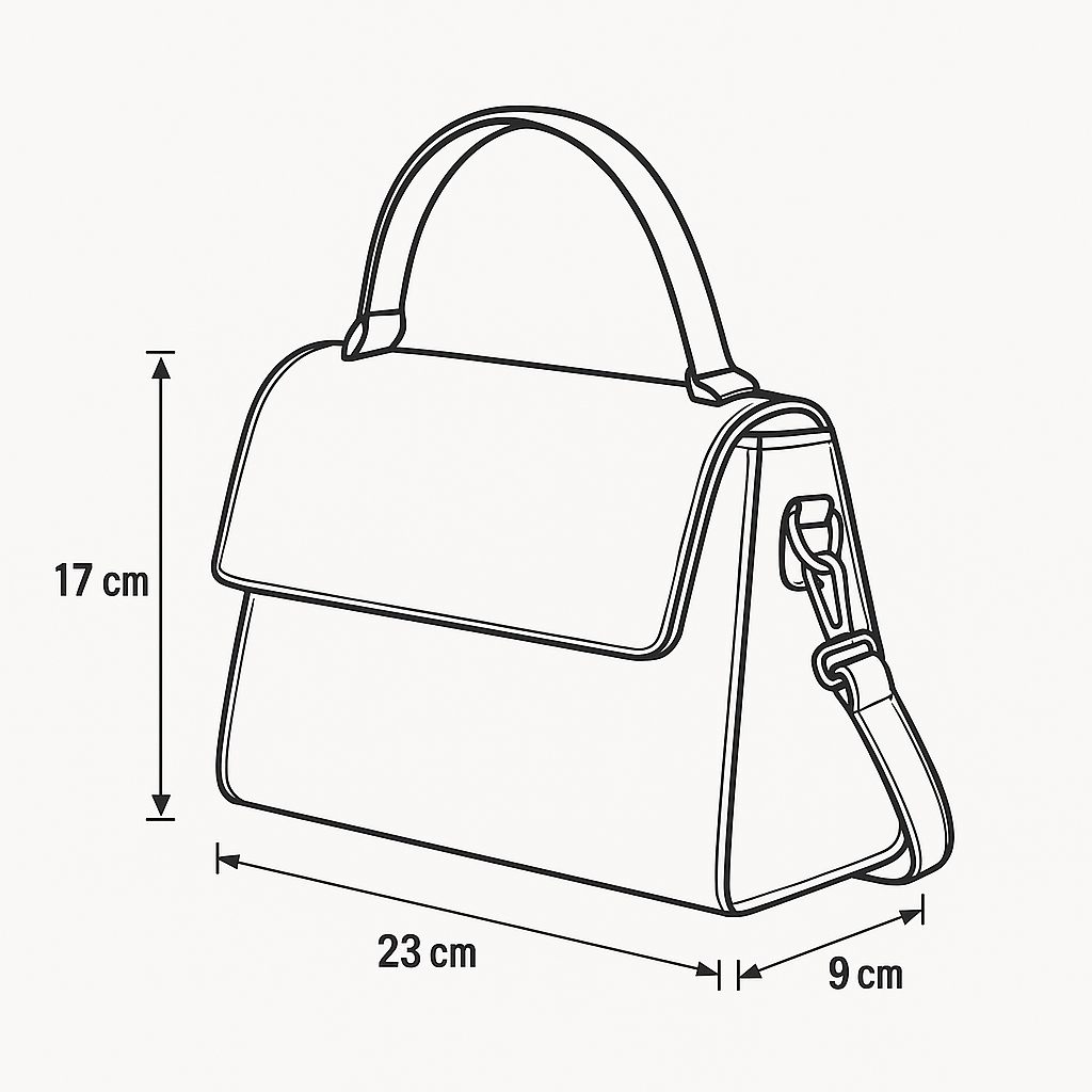 Sac Élégance - Bordeaux & Cuir de vache lisse