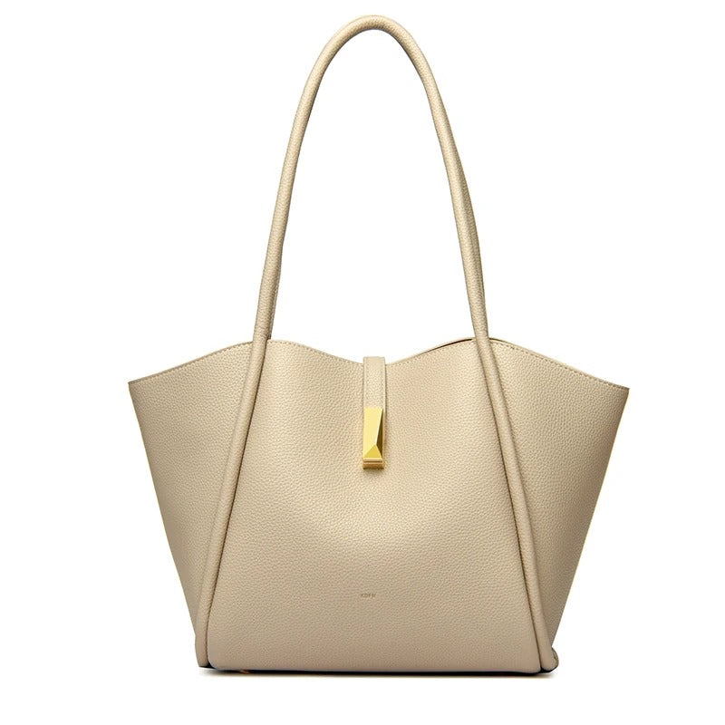 Sac à main Haute Ligne - Cuir de vache grainé