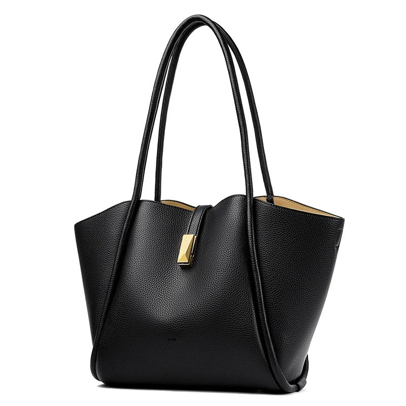 Sac à main Haute Ligne - Cuir de vache grainé