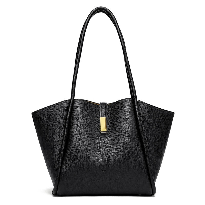 Sac à main Haute Ligne - Cuir de vache grainé