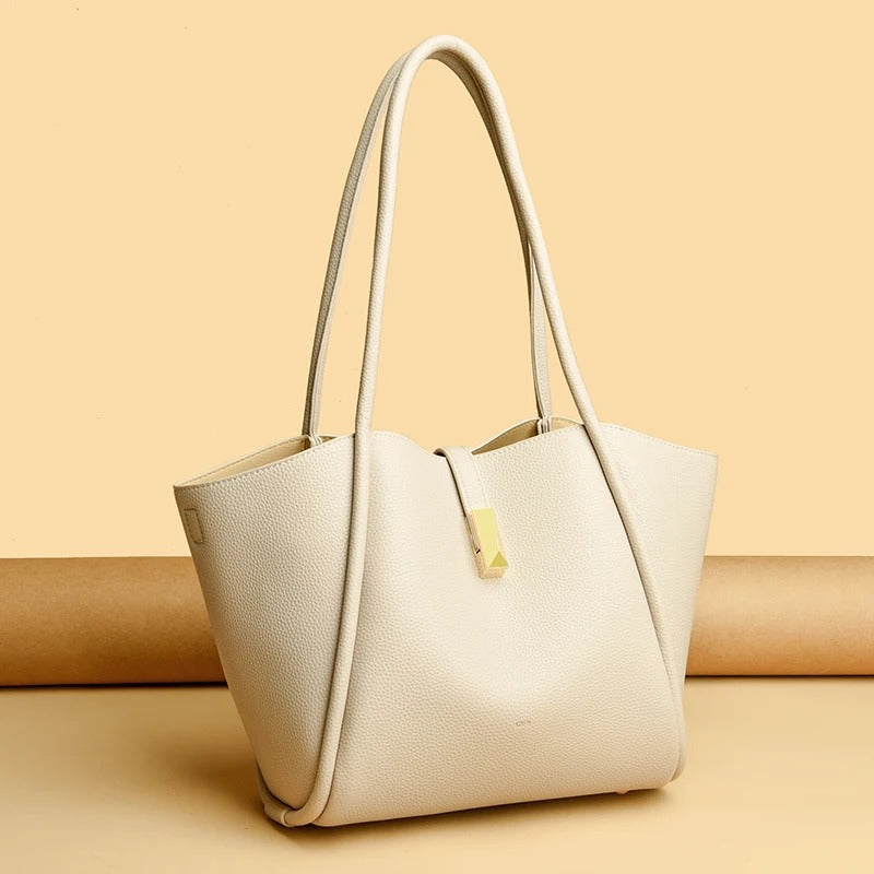 Sac à main Haute Ligne - Cuir de vache grainé