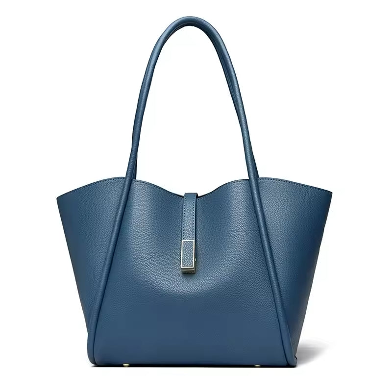 Sac à main Haute Ligne - Cuir de vache grainé