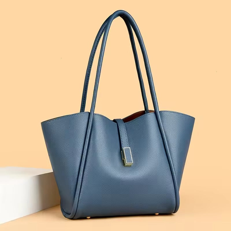 Sac à main Haute Ligne - Cuir de vache grainé