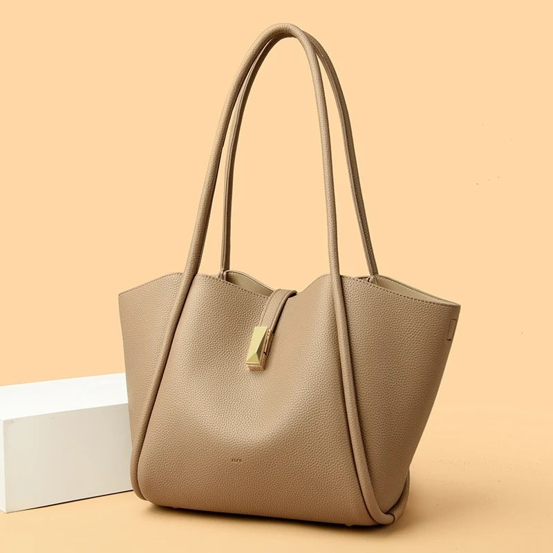 Sac à main Haute Ligne - Cuir de vache grainé