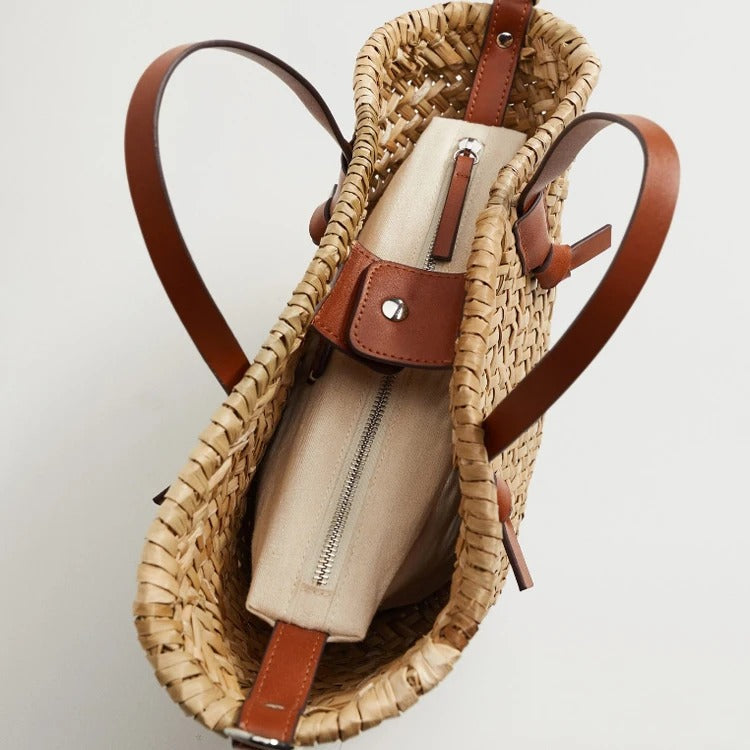 Sac Palma – Paille tressée naturelle