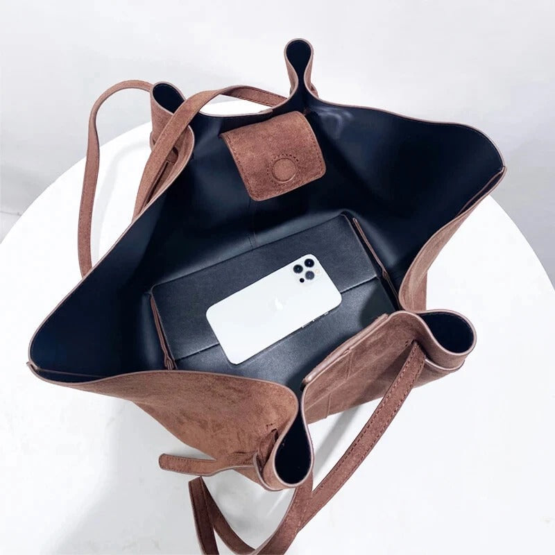 Sac Ava Élancé grand compartiments - XL & Suédine