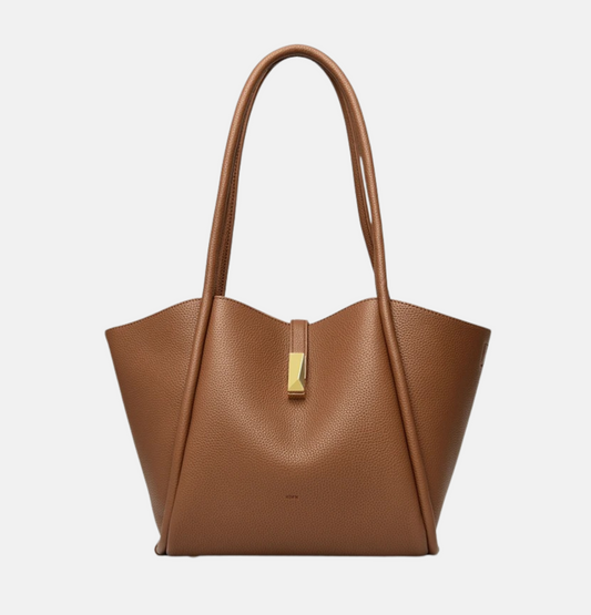 Sac à main Haute Ligne - Cuir de vache grainé