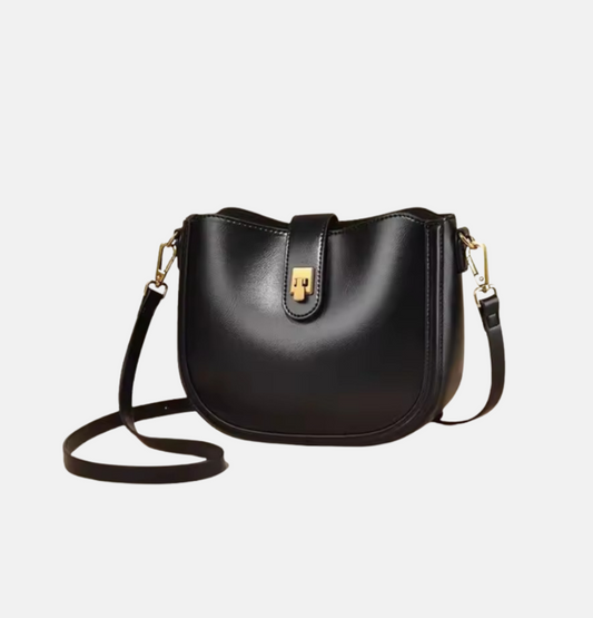 Sac à main Elena - Cuir de vache lisse & bandoulière